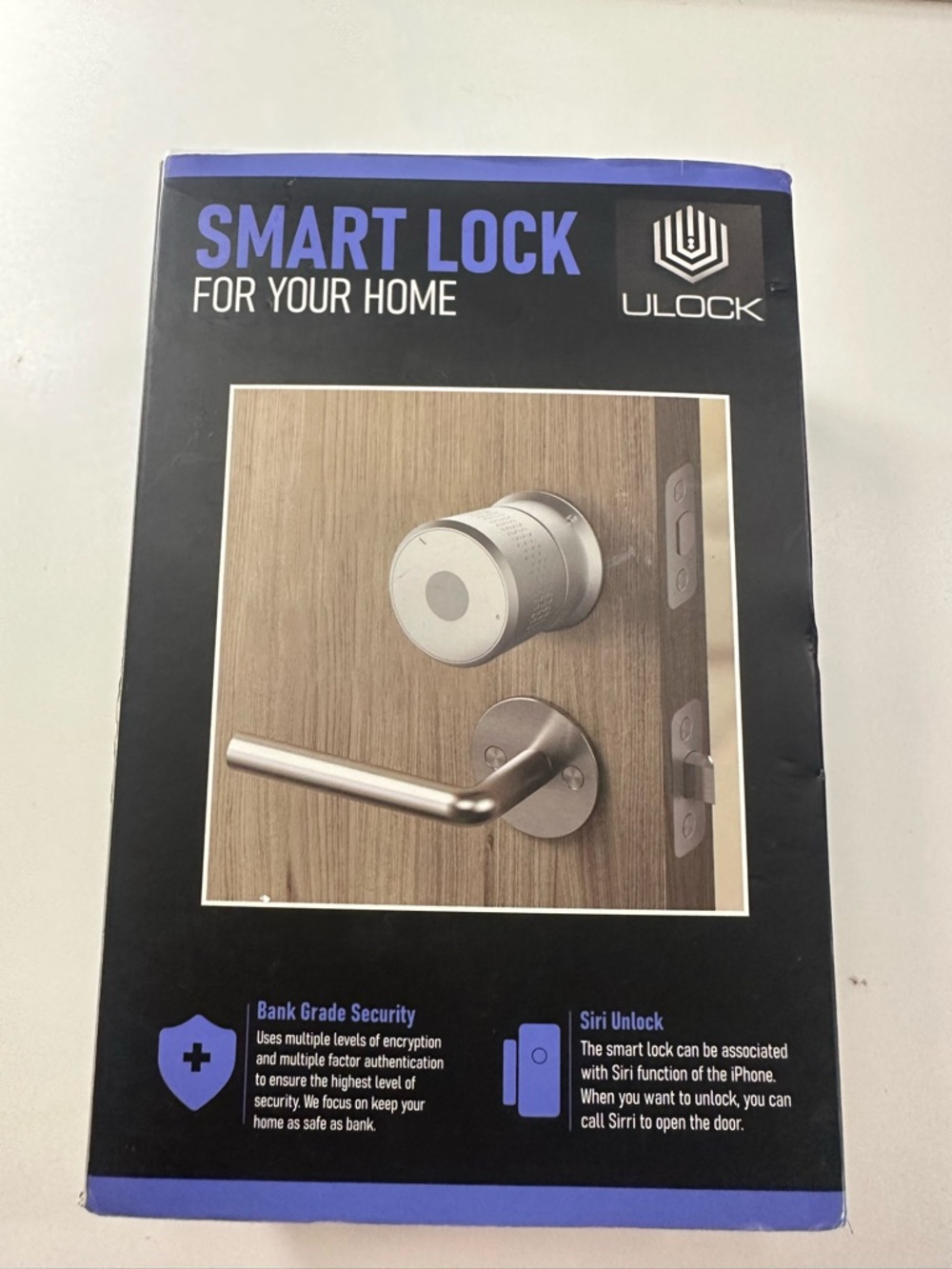 Ulock Smart Lock in Silver